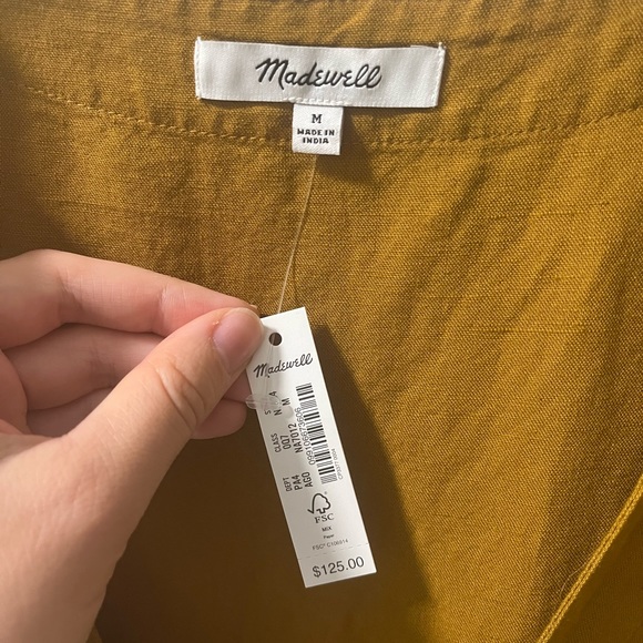 NEW WITH TAGS Madewell wrap dress in size medium - Picture 4 of 8